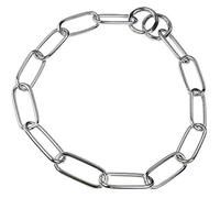 Collier chaîne - HERM SPRENGER - HS - Acier chromé - Long - Pour chiens jusqu'à 50 kg