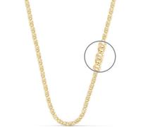 Collier / Chaîne Or Jaune Maille Oeil de Tigre - Homme - 50cm - L'ATELIER D'AZUR - 375/1000