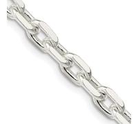 Collier chaîne polie en argent sterling 925 avec pince de homard de 5,4 mm pour femme - 46 cm