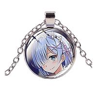 Collier chaîne Re:Zero Emilia Rem Ram Cartoon Figure Cristal Pendentifs Party Jewelry 11 Styles Anime Collection