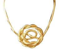 Collier Chaîne Serpent, Bracelet Serpent Pour Femme, Sans Tête Ni Queue, Forme Libre, Bijoux Haut De Gamme Pliables, Adaptés À Un Usage Quotidien Et Festif,0,25 Pouces De Large Et 35,43 Pouces De Long