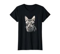 Collier Chat avec Ruth Bader Ginsburg RBG T-Shirt Graphique avec Valeur, Femme, Noir, S