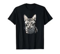 Collier Chat avec Ruth Bader Ginsburg RBG T-Shirt Graphique avec Valeur, Homme, Noir, L