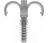 Collier-cheville Ramclip gris double pour gaine PER ou ICTA - Type 16 -Seau de 100 gris G