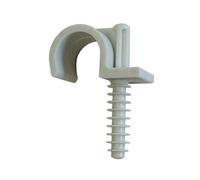 Collier cheville RAMCLIP gris simple - Diamètre : 16 - Boîte de 100 Sanitaire-distributio