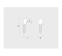 Collier cheville Taclip simple FTS 18 nylon - CELO - XXXFTS