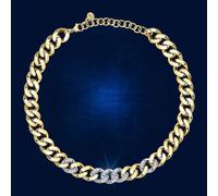Collier CHIARA FERRAGNI en Laiton Bicolore et Cristal