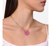 Collier CHIARA FERRAGNI en Laiton Jaune et Email Rose