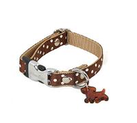 COLLIER CHIEN ALTER EGO POIS MARRON - TAILLE S