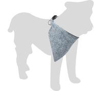 Flamingo Collier pour Chien avec Bandana Nelson Bleu - Taille XS 25-40cm, 15mm - Réglable en Nylon avec Fermeture Sécurisée | Accessoire Élégant et Confortable au Quotidien