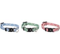 Collier Chien - Puppy Sari Multicolore XXS | 15-25cm x 10mm x 2mm, Nylon, Boucle clic