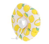 Collier Chirurgical pour Chat, Cône de Récupération Respirant, Jaune