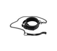 Collier Choker & Laisse Noir