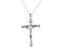 Collier Chrétien Jésus Croix Collier Chaîne Métal Christ Croix Pendentif Juif