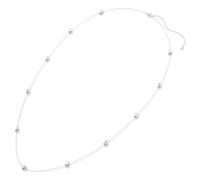 Collier Chroma, Étoile, Blanc, Finition rhodium