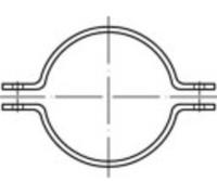 Collier circulaire plat TOOLCRAFT DIN3567 Acier Ø61 NW 50(50)