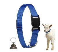 Collier Cloche pour Vache,Collier Réglable en Nylon pour Cheval et Mouton | Accessoire pour Animaux Collier Anti-Perte Son Clair pour Vache et Petits Animaux de Ferme