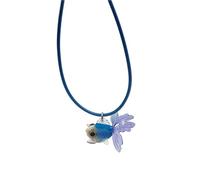 Collier coloré avec pendentif poisson rouge punk mignon et cool sac à clés chaîne élégante pour femmes mode bijoux esthétiques collier poisson, taille unique, Comme décrit, Comme décrit