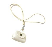 Collier coloré en cuir PU avec pendentif pour femme, inspiré du printemps, longue sangle de cou avec des teintes dopamines