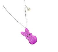 Collier coloré et élégant en forme de lapins joyeux - Accessoire parfait pour offrir à des fêtes de fin d'année, One Size, Comme décrit, Produit conforme à la description.
