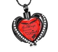 Collier commémoratif pour cendres d'animaux de compagnie Texture en acier inoxydable avec motifs ouverts Collier chaîne Convient pour un rangement facile Pendentif en forme de cœur en acier inoxydable