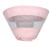 Collier cône Ajustable pour Animaux, Profondeur 4,7 in, Maille Respirante Douce 6,7 à 9,1 in pour Chats, collerette imperméable pour plaies, Taille M, Rose