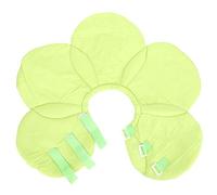Collier-cône Souple et réglable pour Animaux de Compagnie, Collier de Convalescence pour Chiens et Chats, Couvre-plaie Anti-Morsure en Forme de Fleur avec Fermeture à Crochets et (M)