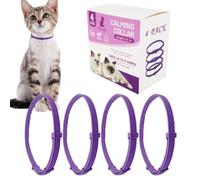 Collier confortable pour chat - Aide à la relaxation réglable, apaise les chats, soulage l'anxiété, thérapie protectrice des phéromones | Accessoire de collier anti-stress et sûr, adapté aux petites