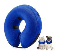 Collier conique de protection gonflable pour chien et chat, collier de convalescence pour animal domestique, alternative après chirurgie pour chiens de petite, moyenne et grande taille (taille du cou