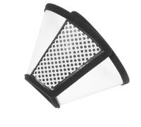 Collier Conique de Récupération pour Chiens, Anti-léchage, ABS Argenté | Fermeture Sécurisée, Nettoyage Facile, Gestion des Irritations Cutanées, Soins des Plaies, pour Centres Vétérinaires