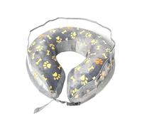 Collier conique gonflable avec cloison transparente pour éviter le léchage et les morsures - Convient pour les chiens, les chats, les chiens - Petite taille