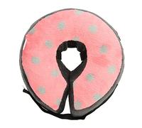 Collier Conique Gonflable en Peluche Douce pour Chiens et Chats après Une Intervention chirurgicale. Protecteur, Confortable, Lavable, léger et Ajustable. Collier Elizabeth en (M.)