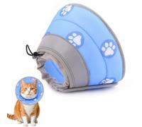 Collier conique pour chat doux pour arrêter de lécher après une chirurgie - Collier de convalescence pour chat de petite et grande taille - Collier élisabéthain réglable