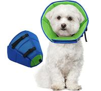 Collier conique pour chien après chirurgie - Collier de convalescence réglable pour chien - Collier élizabéthain léger et doux - Respirant - Pour chiens de petite, moyenne et grande taille