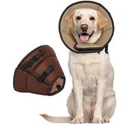 Collier conique pour chien après chirurgie - Collier de convalescence réglable pour chien - Collier élizabéthain léger et doux - Respirant - Pour chiens de petite, moyenne et grande taille