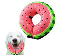 Collier conique pour chien, collier de récupération doux et confortable, coussin de récupération, collier en forme de donut réglable après une chirurgie, ne bloque pas la vision (taille S)