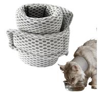 Collier conique pour chien - Collier de récupération pour animal domestique pour protection post-blessure | Cône anti-morsure réglable doux avec bord rembourré pour le cou et le bouclier de