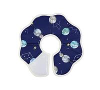 Collier conique souple pour chat - Collier de convalescence réglable et étanche avec motif planète spatiale pour arrêter de lécher, mordre et griffer après une chirurgie - Conique de protection pour