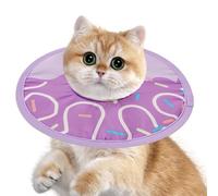 Collier conique souple pour chat - Cônes de stérilisation pliables - Collier de récupération confortable pour chaton - Protection du cou pour animal domestique - Donut pour arrêter de lécher