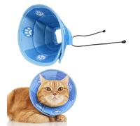 Collier Conique Souple pour Chat, réglable, arrête de lécher et de gratter, Collier de récupération pour Chat, cône pour Chiot et Lapin (L)