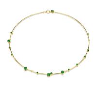 Collier Constella, Diverses tailles rondes, Vert, Doré à l’or 18 carats (750/1000) OS