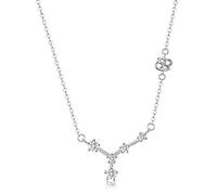 Collier Constellation du Zodiaque en Argent Sterling Pendentif Cancer, 12 Horoscope Juin-Juillet Cadeaux d'anniversaire pour Femmes Filles, chaîne de Bijoux Astrologie Zodiaque étoile 18 "