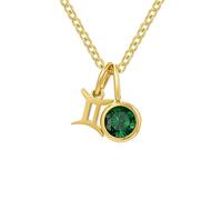Collier Constellation Pendentif Cristal Pierre De Naissance Naturelle Collier Pendentif Zodiaque 12 Horoscope Chaîne Délicate Bijoux En Pierres Précieuses Cadeau Pour Anniversaire Gémeaux C