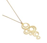 Collier court en laiton baigné dans l'or Collection Adèle RAS