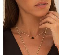 Collier court onyx - berlingot