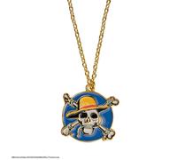 Collier crÃ¢ne Cinereplicas Luffy DorÃ© 70 cm