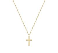 Collier Croix Or, Réglable Collier avec Pendentif Croixs Femme Homme, Colliers avec Pendentif en Forme de Croixs, Colliers Pendentifs Croix Or pour Anniversaire, Saint-Valentin, Mariage, Pâques (B)