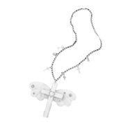 Collier crucifix ailé de démons de styles punk rock, chaîne de clavicule réglable, accessoires de déclaration pour un usage quotidien, collier de rencontre gothique