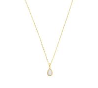 Collier Cupidon avec pendentif en argent sterling 925 Collier femme en nacre, 42+3 cm, or, livré dans une boîte cadeau de bijoux, 2035998