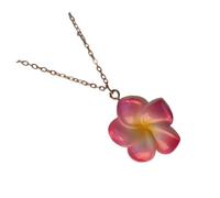 Collier d ' accent de tenue, pendentif en forme de fleur en acier inoxydable 304, chaîne de 16, 14 à 19, 68 pouces, compagnon de quotidien, pendentif floral, bijoux à cinq pétales, chaîne en acier